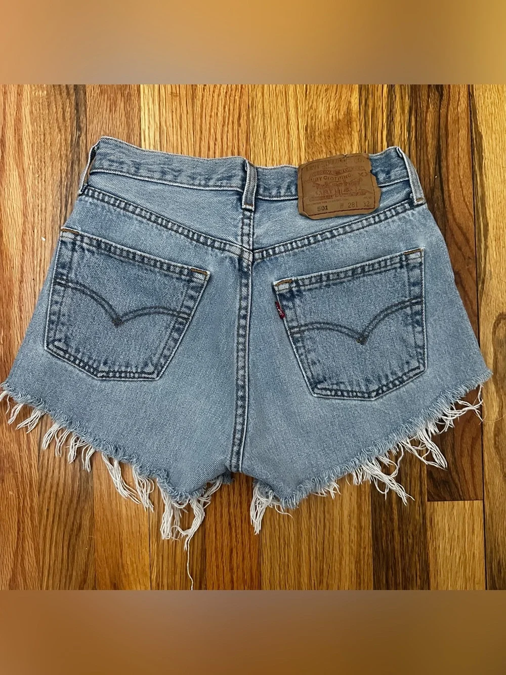 Denim Levi shorts
